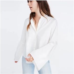 Madewell White Button Down Shirt